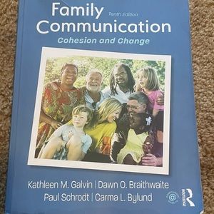 Family Communication Cohesion and Change paperback textbook 10th edition Galvin